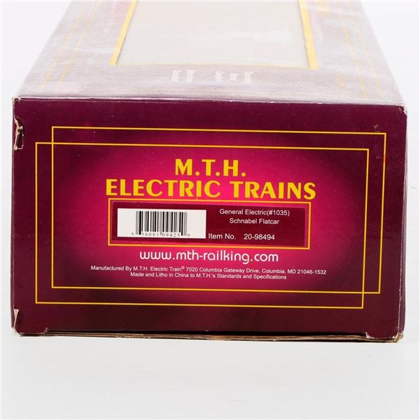 MTH 20-98494 General Electric Schnabel Flatcar