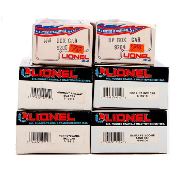 (6) Lionel Freight Cars