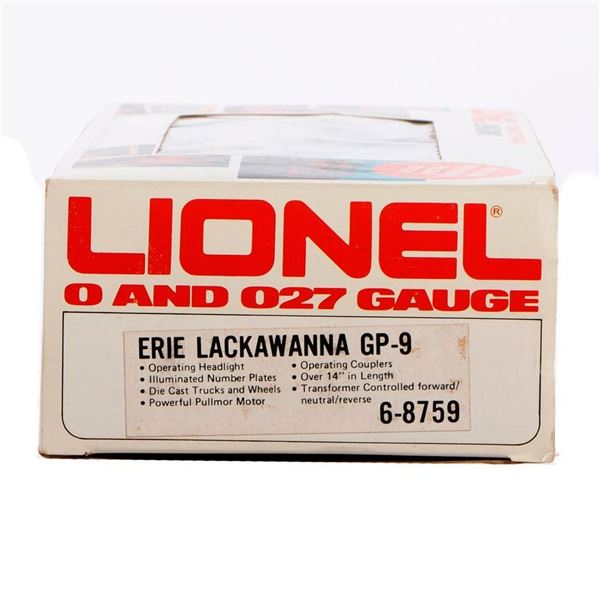 Lionel 6-8759 Erie Lackawanna GP-9 Diesel Locomotive
