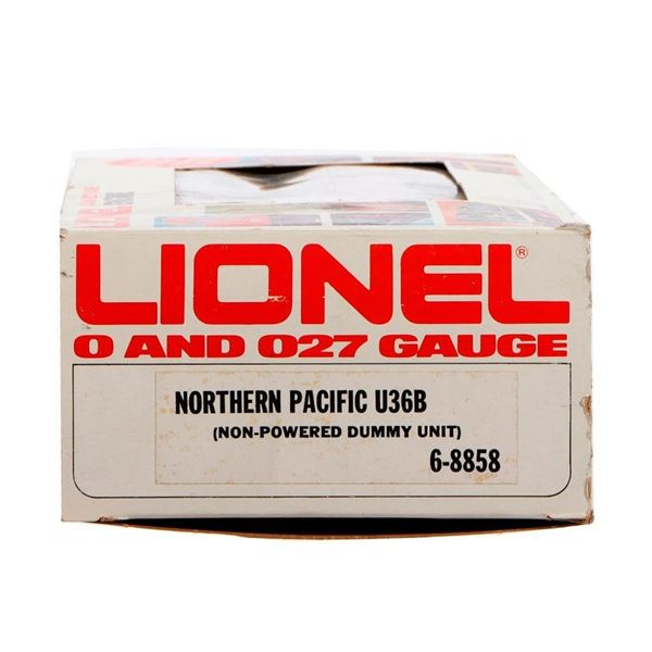 Lionel 6-8858 Northern Pacific U36B Non Powered Dummy Unit