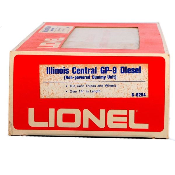 Lionel 6-8254 Illinois Central GP-9 Diesel Non Powered Dummy