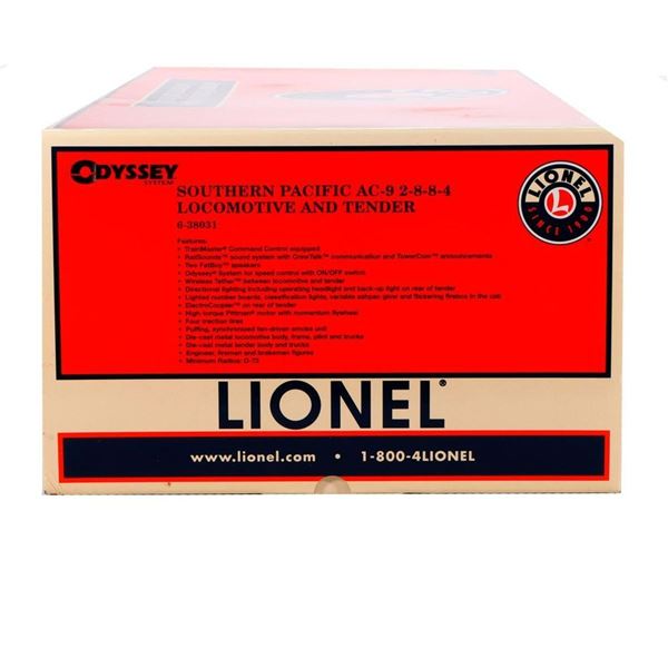 Lionel 6-38031 Southern Pacific AC-9 2-8-8-4 Loco and Tender