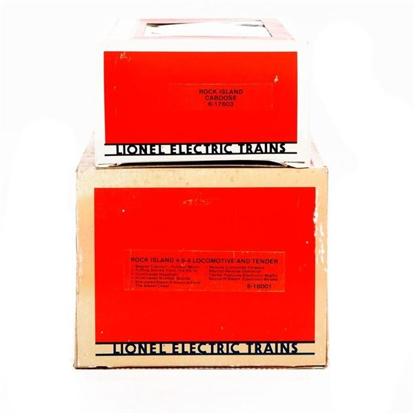 Lionel 6-18001 Rock Island 4-8-4 & 6-17603 Caboose