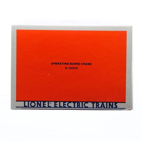 Lionel 6-18402 Operating Burro Crane