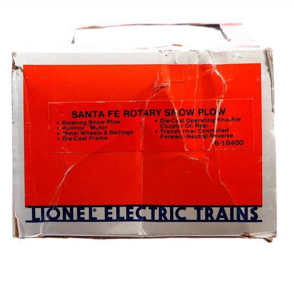Lionel 6-18400 Santa Fe Rotary Snow Plow