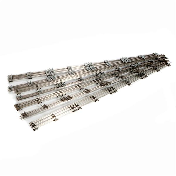 8 sections 40 inch Lionel O Gauge tubular track.