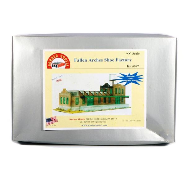 Korber Models Fallen Arches Shoe Factory in original box.
