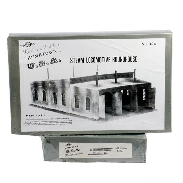 Korber 3 Stall Loco Roundhouse & 1 Stall exp Kits
