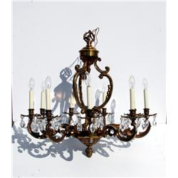 Furniture, Bronze Chandelier, Solid Bronze