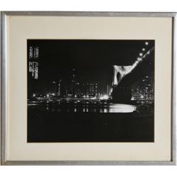 Brooklyn Bridge, Gelatin Silver Print Photograph