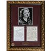 Image 1 : Greer Garson, Photograph with Personal Letter