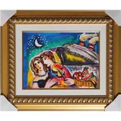 Zamy Steynovitz, Lover's Paradise, Print on Canvas