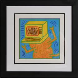 Keith Haring, Computer Virus, Print