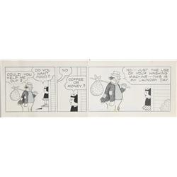 Ernie Bushmiller, Nancy 7, Ink Drawing 