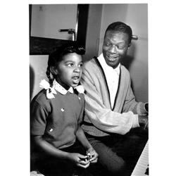 Nat King Cole with Natalie at the Piano, Photograph