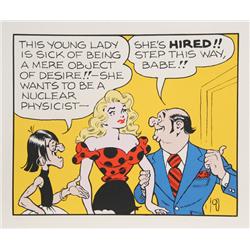 Al Capp, Nuclear Physicist, Serigraph