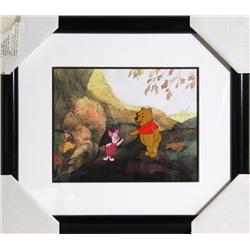 Disney, Piglet and Pooh, Cel with Drawing