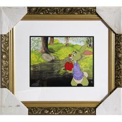 Disney, Rabbit Holding an Apple, Cel and Drawing