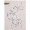 Image 2 : Disney, Rabbit Holding an Apple, Cel and Drawing