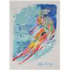 Image 1 : Leroy Neiman, Skiier, Plate-Signed Silkscreen