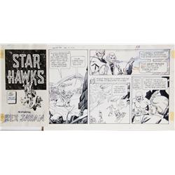 Gil Kane & Archie Goodwin, Star Hawks, Ink Drawing 