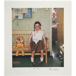 Jim Davis, The Shiner (after Rockwell), Lithograph