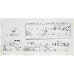 Tom K. Ryan, Tumbleweeds, Ink Drawing 