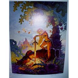 Brothers Hildebrandt, Golden Sword, Lithograph