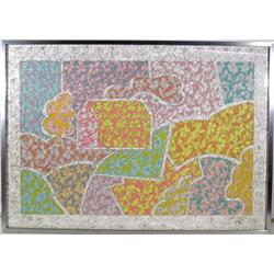 George Chemeche, Floral, Lithograph