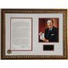 Image 1 : Walt Disney, Autographed Document with Photograph