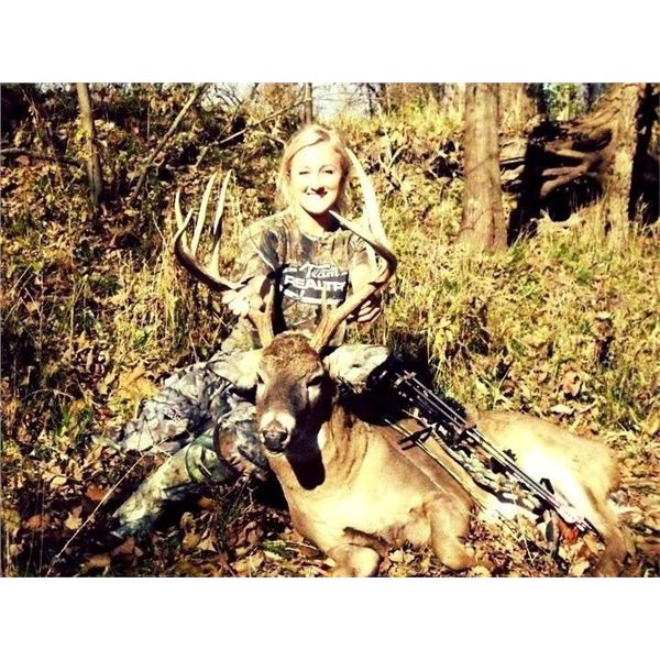 Missouri Whitetail Archery Hunt -  2 Hunters - 1 Buck, 1 Doe, and 2 Turkeys for each Hunter.