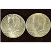 2-1968-D 40% SILVER JOHN F. KENNEDY HALVES BU