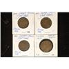 1908, 1917, 1918 & 1919 CANADA LARGE CENTS