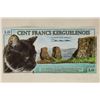2012 FRANCE 100 FRANC COLORIZED POLYMER CU BILL