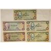 Image 1 : 5 BANK OF JAMAICA BILLS 2-$1 & 3-$2. 1 OF THE $2