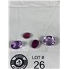 Image 2 : Natural Gemstones 16.175 ct., Various Sizes & Cuts, Amethyst, Ruby