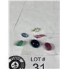 Image 2 : Natural Gemstones 5.91 ct. Various Sizes & Cut, Pink Sapphire, Blue sapphire,Opal, Yellow Sapphire, 