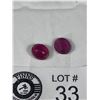 Image 2 : Natural Rubies 5.355 Various Sizes-Oval Cut Madagascar-G.F Treatment