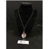 Nice Cameo on Sterling silver Necklace 20'Long