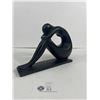 Image 2 : Mid Century Modern Sculpture and 7.5" Tall Vae