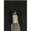 Image 2 : Victorian Chatelaine Silver Mesh Coin Purse w/ Terrior Dog Finial, Believe to be 800 Silver, Small B