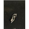 Image 2 : Vintage Birks Etched Sterling Silver Pin w/ 3 Pearls