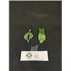 Image 1 : 2 Vintage Jade Pendants (One w/ Bale)