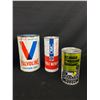 Image 2 : 6 Vintage Gulf, Quaker State, Valvoline etc Oil