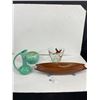Image 1 : Nice Lot of Midcentury Home Décor Glass etc