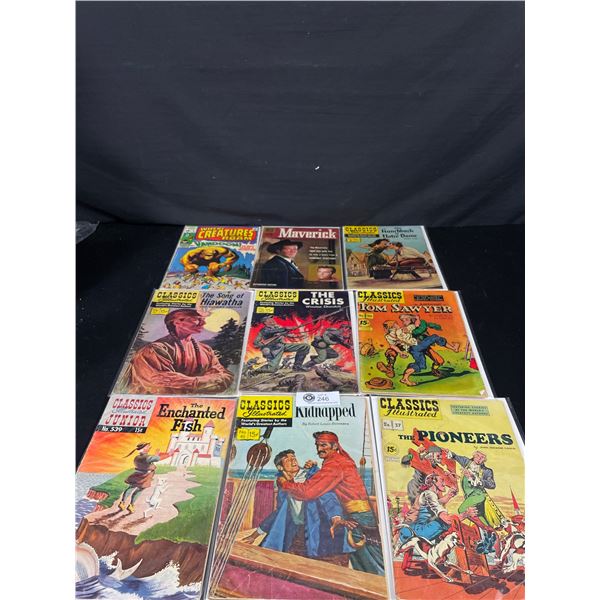 Nice Lot of Vintage Comics on Board in Bag