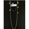 Image 1 : Vintage Silver Tone Stella & Dot Charm Necklace, Extra Long Length