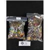 Image 1 : 2 Small Bags of Misc Costume Jewelry & Parts
