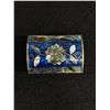 Image 2 : Vintage Mexican Alpaca Silver w/Abelone Inlay Chest Design Trinket Box