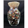 Image 2 : Glass Jar w/Lot of Beads Contents